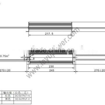 IP67 Leyu LDV-120-36 120W 36V Waterproof Switch Mode Power Supply Led Driver photo-3