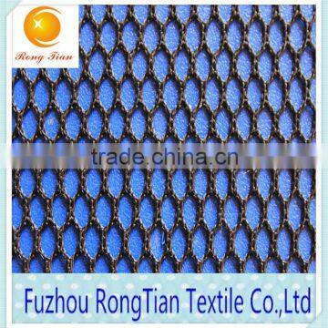 Wholesale Polyester Tricot Black Heavy Hexagonal Mesh Fabric for Car Seat photo-3