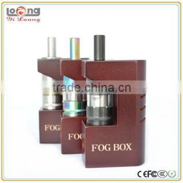 Yiloong mechanicalmod black oak pioneer ddj sx wood box mod 18650 battery the fogger box