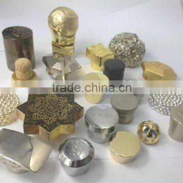 luxury parfum cap, parfum bottle cap,zamac caps for parfum bottle