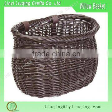 Wholesale black Bulk wicker baskets/Wicker fishing creel basket/Fishing basket wicker