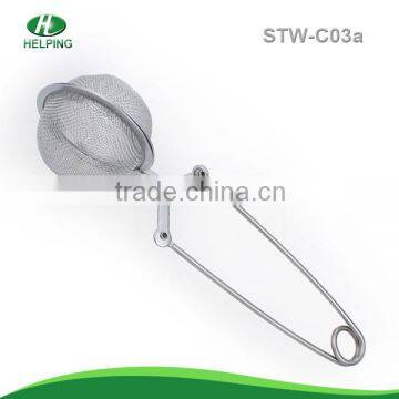 snap handle tea ball infuser strainer