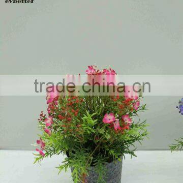 Long Stem Flowers Silk Flowers Blossom,tree Bonsai for Wedding Decoration Flower
