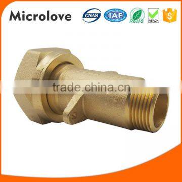Hot sale brass flange straight connector