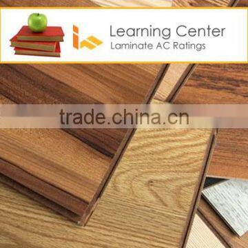 V-groove laminate flooring