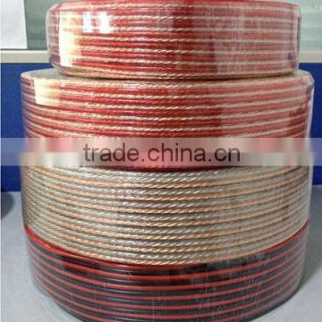 High quality Clear PVC Audio Speaker cable /Speaker Wire