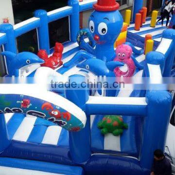Irregular Outdoor Sea World Play Inflatable Rush Run Ostacle Course photo-2