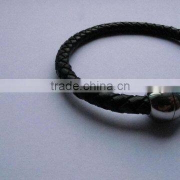 Excellent Quality New Coming Cord End Leather Bracelet photo-6