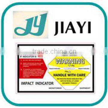 Impact Indicator Shockwatch Label Intelligent Impact Sticker High Quality Transportation Monitor Label