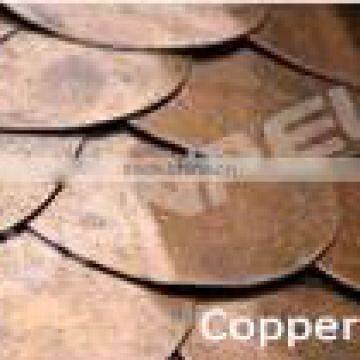 New Prducts on China Market, Fish Scale Asphalt Base Copper Roof Shingle photo-5