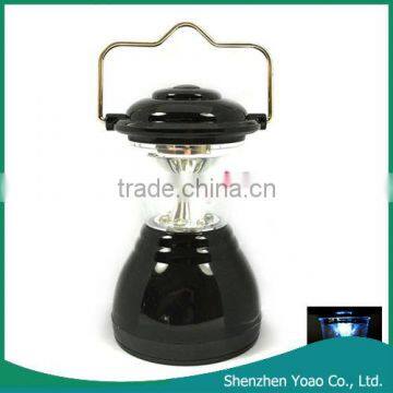 6 LED Electric Lamp Black