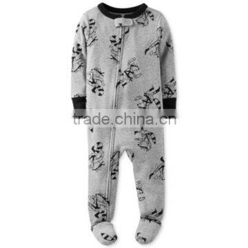 Customed Polar Fleece Romper Baby Boys Casual Warm Coverall Romper