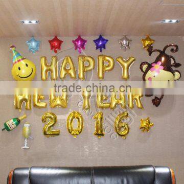 Gold and Silver Alphabet Balloons, Aluminium Foil Letter Balloons Quality Choice photo-2