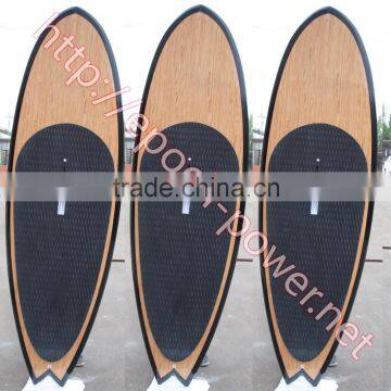 2016 new design wooden veneer bamboo Stand up Paddle Board