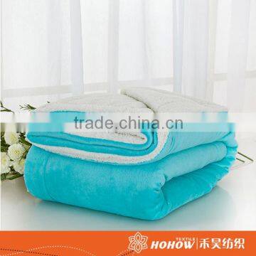 Famous brand blue flannel blankets softtextile polyester blanket for baby                        
                                                Quality Choice