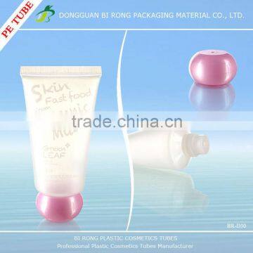 Matte Clear Plastic Cosmetics Skin Care Tubes Packaging