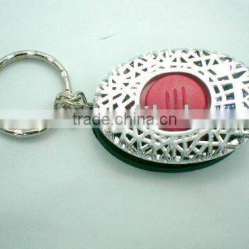 promotional nest light key chain, metal key chain