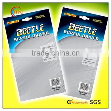 thick paper packing card factory/350g white paper card