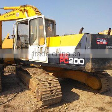 Used Crawler Excavator PC200-5 original Japan PC200-6,pc200-7 Excavator