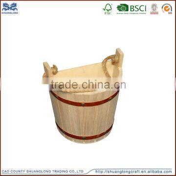 2016 Wholesale wood bucket,wood bucket,unfinished wholesale wood bucket