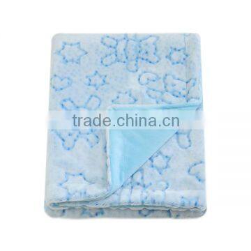 custom cheap wholesale baby mink branded blanket