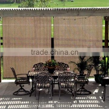 Al tube and spring loading standard size sun screen window curtain