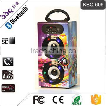 BBQ KBQ-606 10W 1200mAh Cheap Bluetooth Wireless External TV Speakers with LED Screen
