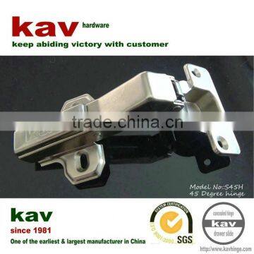 45 degree special angle slow motion door hinge