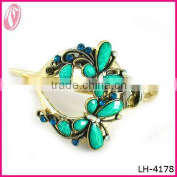 Noble Korea Style Turquoise Barrettes With Butterfly clamp fashion hair claw