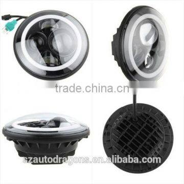 Jeep Wrangler JW JK CJ TJ LED fog Headlamp Headlight Truck-Lite 27270C 7" Round
