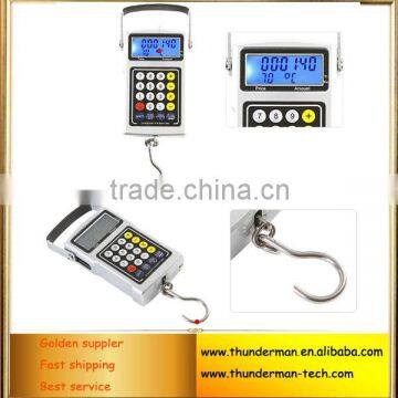 Popular handheld multifunction digital luggage scale with price calculation and time display function