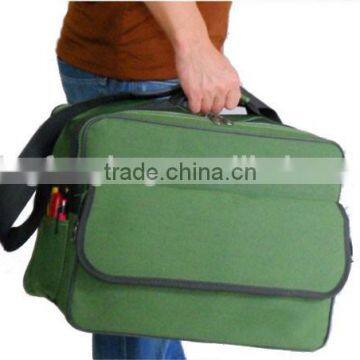 Green Oxford Customized Logo Courier Bag With Multifunctional Pocket Mailing Bags TSB002 photo-5