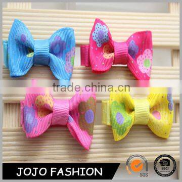 Hot sale Little baby girl hair grosgrain ribbon Bow /Baby Boutique hair pins girls bows hair accessories                        
                                                                                Supplier's Choice