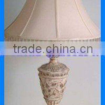 Hot Sale Modern Polyresin Base And Fabric Table Lamp for Home Decorative photo-4