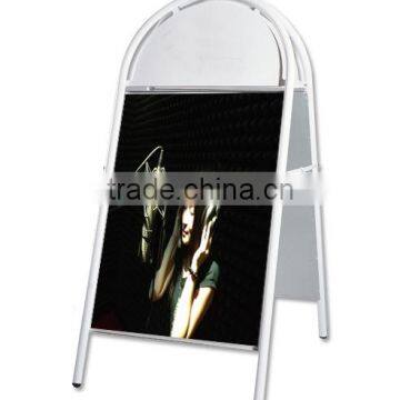 New Product Round Head Floor Standing Iron Board Outdoor Advertising Display Stands