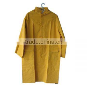 Long Hooded Raincoat PVC With High Quality photo-3