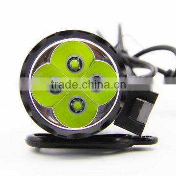 YZL861 Aluminum 4*xml t6 Led 1600LM Bicycle Light Rechargeable Bicycle Front Light