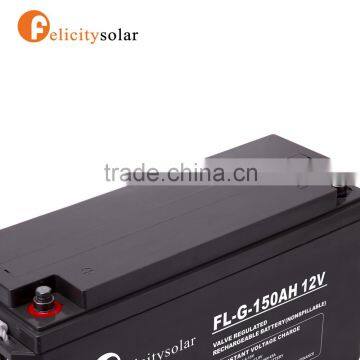 Long Lifespan 12v 150ah Solar Battery Batteries Solar Gel Battery photo-3