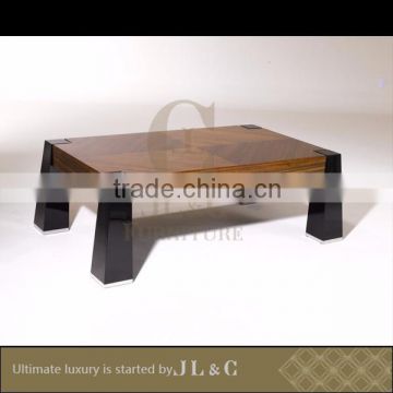 Luxury Living Room JT08-05 Ice Maple Coffee Table High-end Furniture Factory Price From China JL&C Luxury Home Furniture