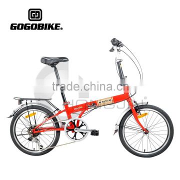 20'' Adult Portable Folding Bicycles with 7 Speed