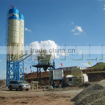 plant cement concrete batching plant HZS50, skip hoist concrete batch plant in Malaysia