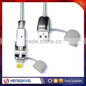 Flexible 2 In1 Nillkin USB Data Flat Cable Fast Charging Cable for IPhone for Android Phone photo-4