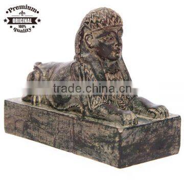 resin Egyptian crafts Weathered Black Egyptian Sphinx