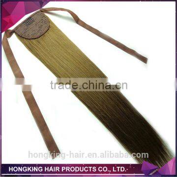 brazilian human hair drawstring ponytail hairpieces