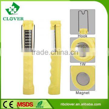 21+1w LED 3*AAA battery portable led work light with hook