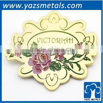 brand logo metal label cloth tag