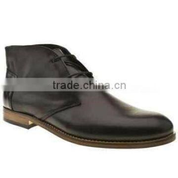 Girl black leather shoes