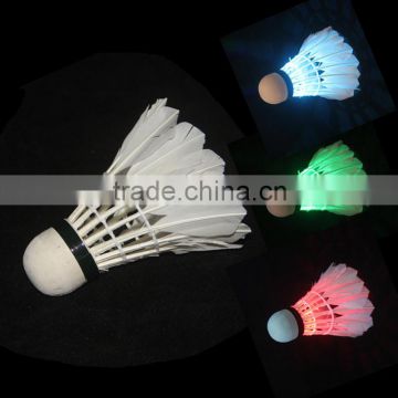 Badminton Shuttlecock Dark Night Glow Birdies Lighting For Outdoor & Indoor Sports Activities, 4-piece