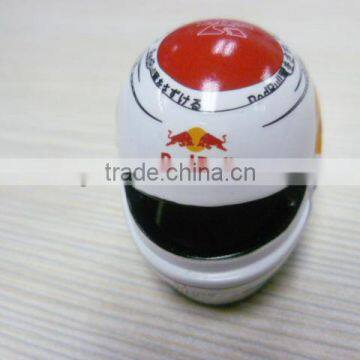 scale die cast Formula racing helmet model