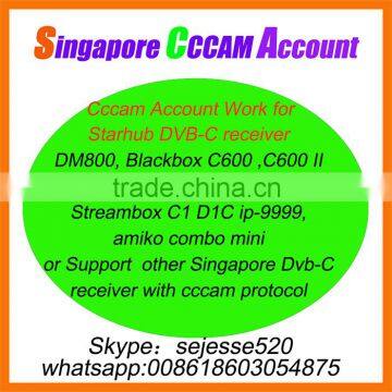 New arrival cccam for singapore starhub cable tv,better than icam zcam